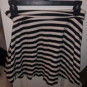 Striped Skater Skirt